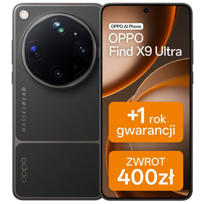 Smartfon OPPO Find X9 Ultra 5G 12/512GB 6.82" 144Hz Czarny