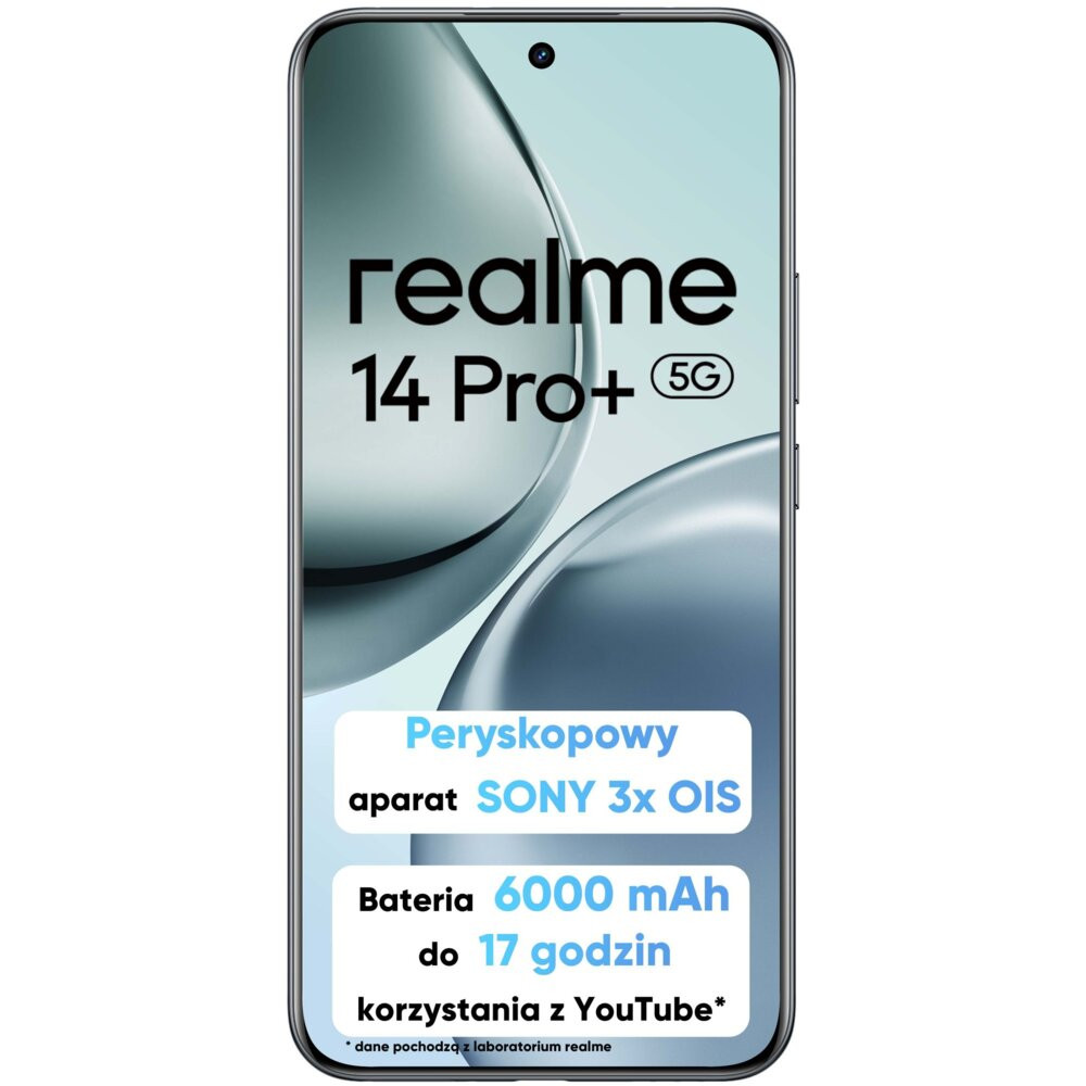 Smartfon REALME 14 Pro+ 5G 12/512GB 6.83" 120Hz Szary