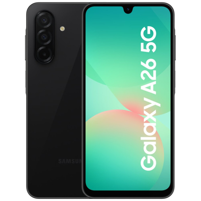 Smartfon SAMSUNG Galaxy A26 5G 6/128GB 6.7" 120Hz Czarny SM-A266