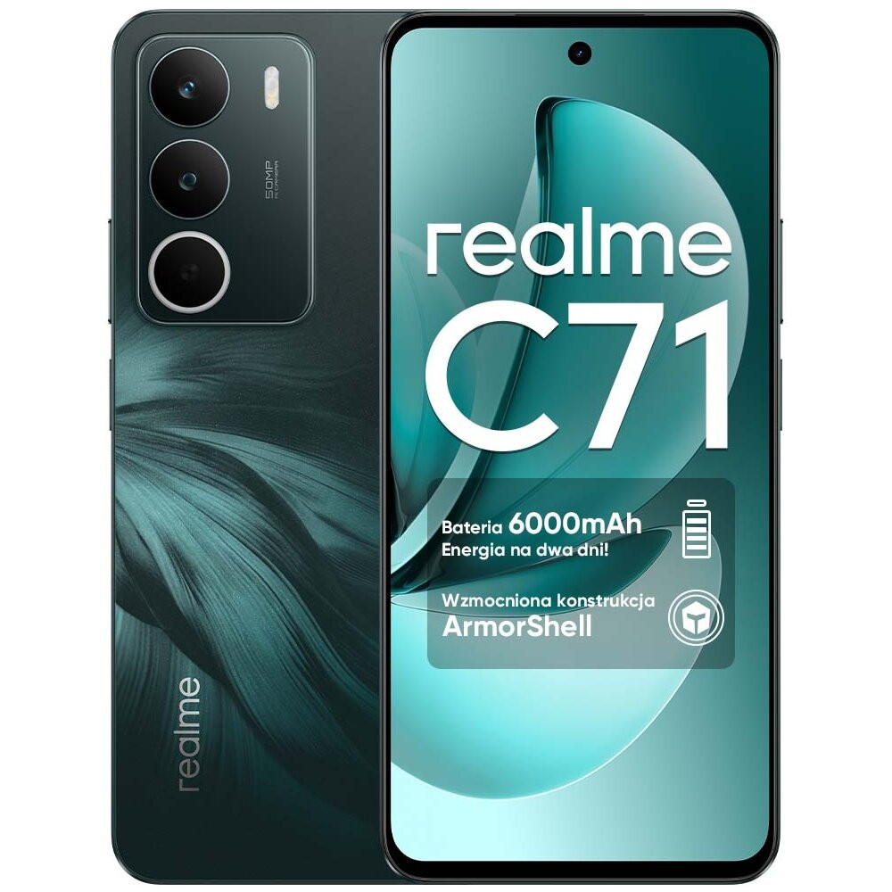 Smartfon REALME C71 8/256GB 6.67" 120Hz Zielony