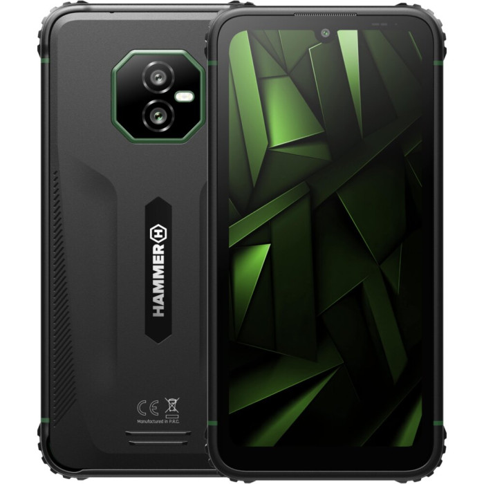 Smartfon HAMMER Ranger 8/256GB 6.088" Czarno-zielony