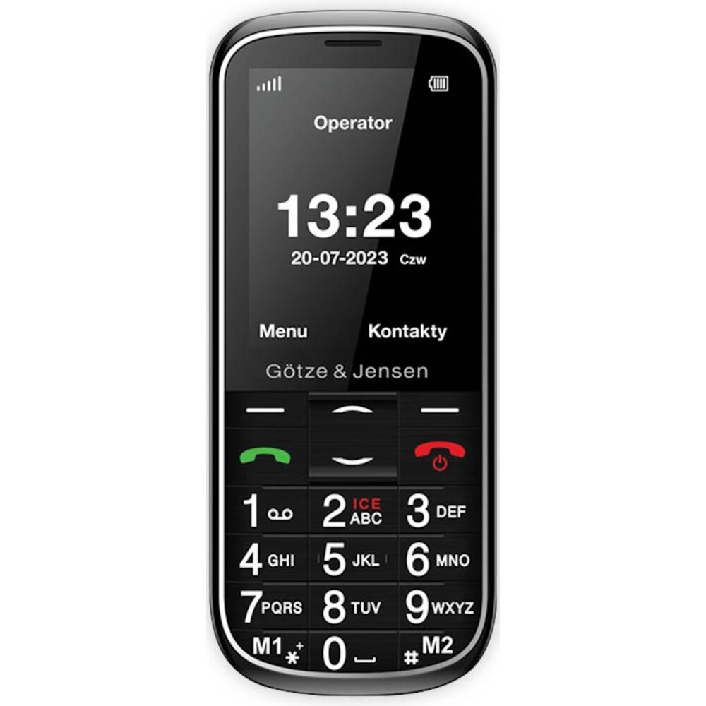 Telefon GÖTZE & JENSEN GFE39 Czarny