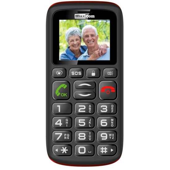 Telefon MAXCOM MM428 Czarny Light