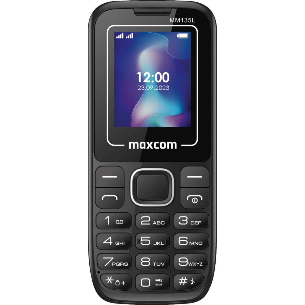 Telefon MAXCOM MM135L Light Czarno-niebieski