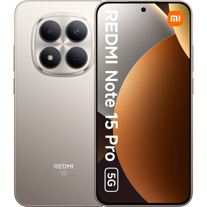 Smartfon XIAOMI Redmi Note 15 Pro 5G 8/256GB 6.83" 120Hz Tytanowy