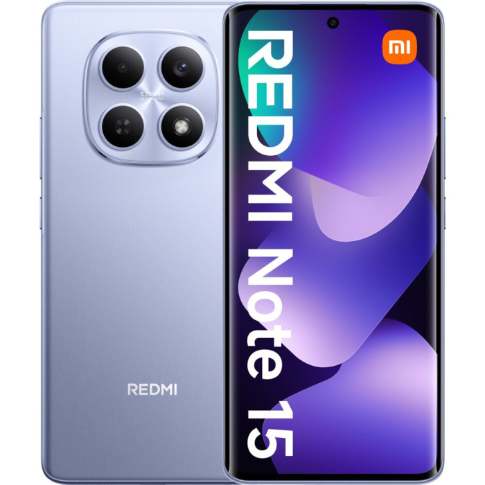 Smartfon XIAOMI Redmi Note 15 8/256GB 6.77" 120Hz Fioletowy
