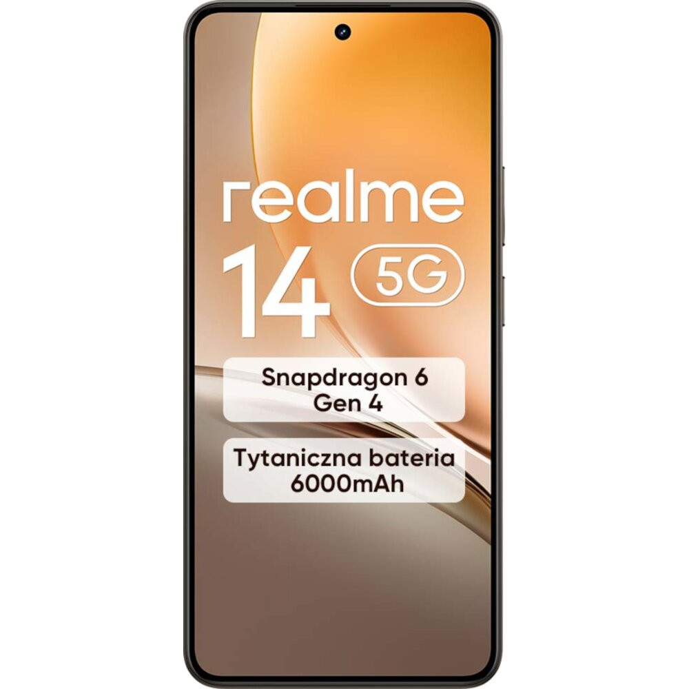 Smartfon REALME 14 5G 12/256GB 6.67" 120Hz Brązowy