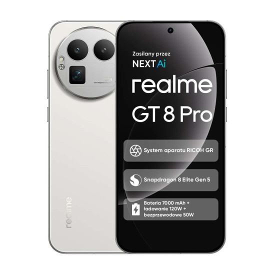 Smartfon REALME GT 8 Pro 5G 16/512GB 6.79" 144Hz Biały