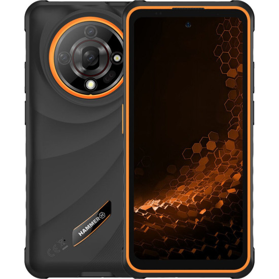 Smartfon HAMMER Iron 6 5G 8/256GB 6.56" 120Hz Pomarańczowy