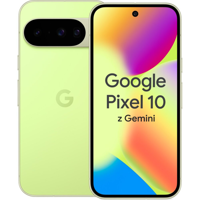 Smartfon GOOGLE Pixel 10 5G 12/128GB 6.3" 120Hz Limonkowy