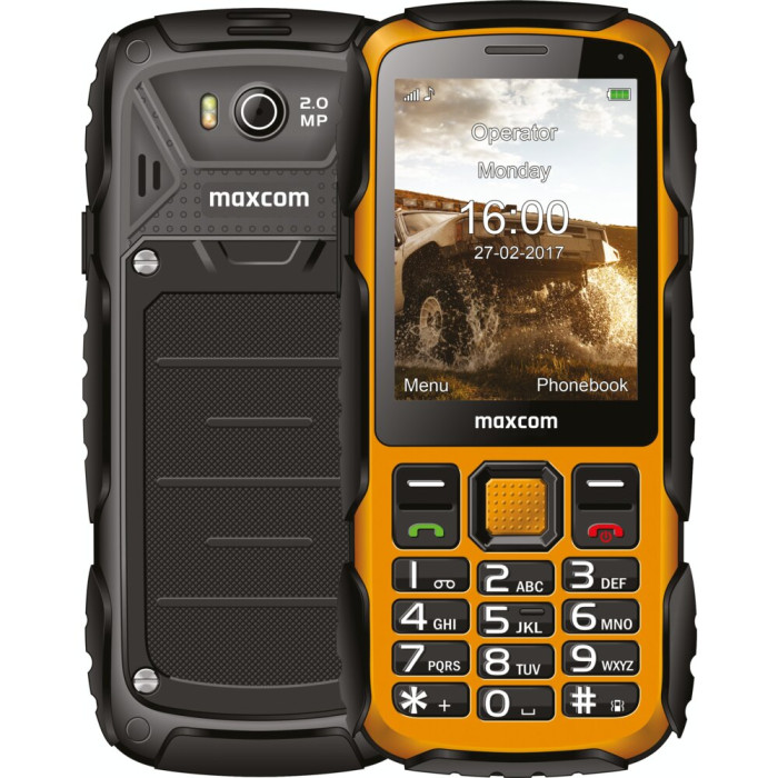 Telefon MAXCOM MM920L Żółty