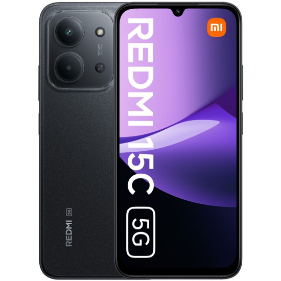 Smartfon XIAOMI Redmi 15C 5G 4/256GB 6.9" 120Hz Czarny
