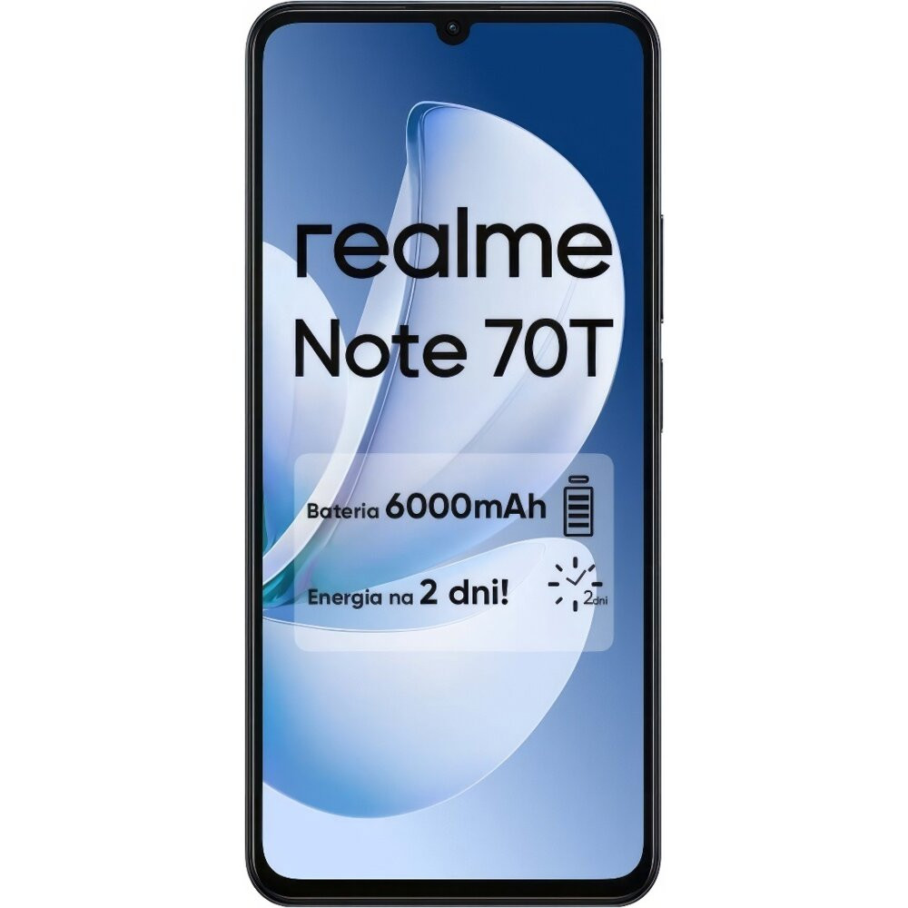 Smartfon REALME Note 70T 4/256GB 6.74” 90Hz Czarny