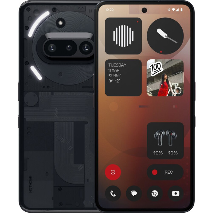 Smartfon NOTHING Phone 3a 5G 12/256GB 6.77" 120Hz Czarny
