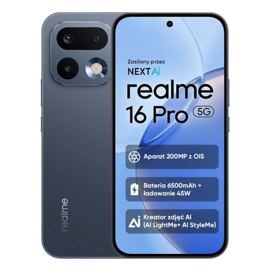 Smartfon REALME 16 Pro 5G 8/256GB 6.78" 144Hz Szary