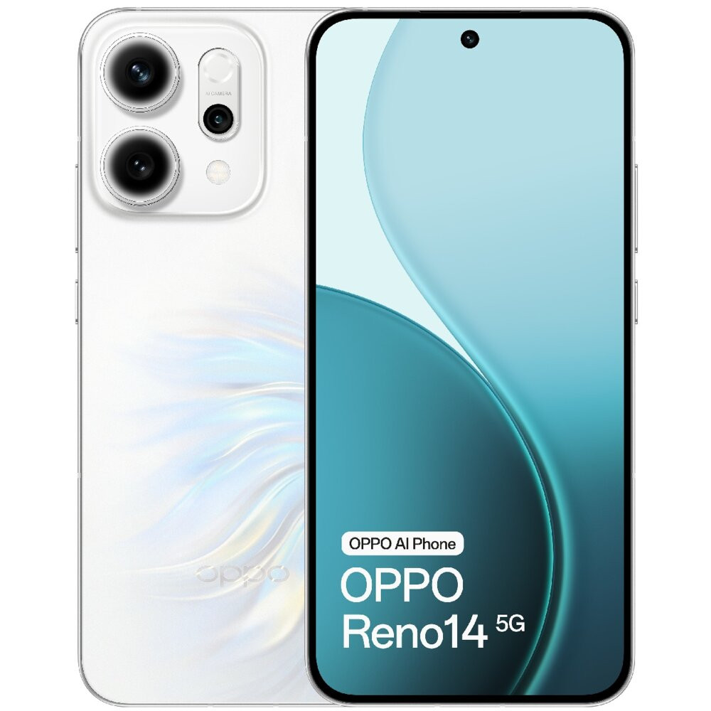 Smartfon OPPO Reno 14 5G 12/256GB 6.59" 120Hz Biały