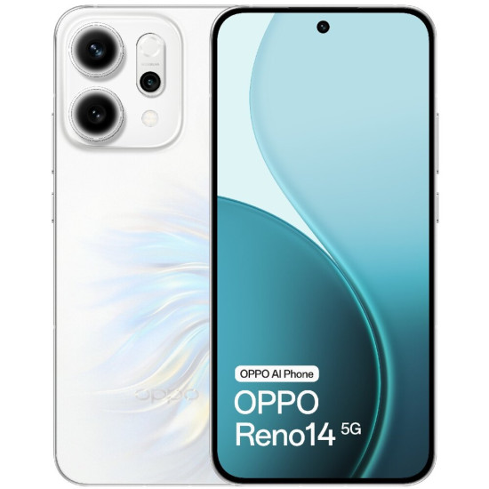Smartfon OPPO Reno 14 5G 12/256GB 6.59" 120Hz Biały
