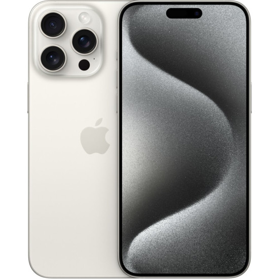 Smartfon APPLE iPhone 15 Pro Max (odnowiony, nieaktywowany) 5G 512GB 6.7" 120Hz Tytan Biały (CPO) 2x eSIM