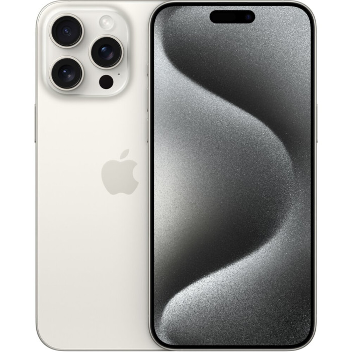 Smartfon APPLE iPhone 15 Pro Max (odnowiony, nieaktywowany) 5G 512GB 6.7" 120Hz Tytan Biały (CPO) 2x eSIM
