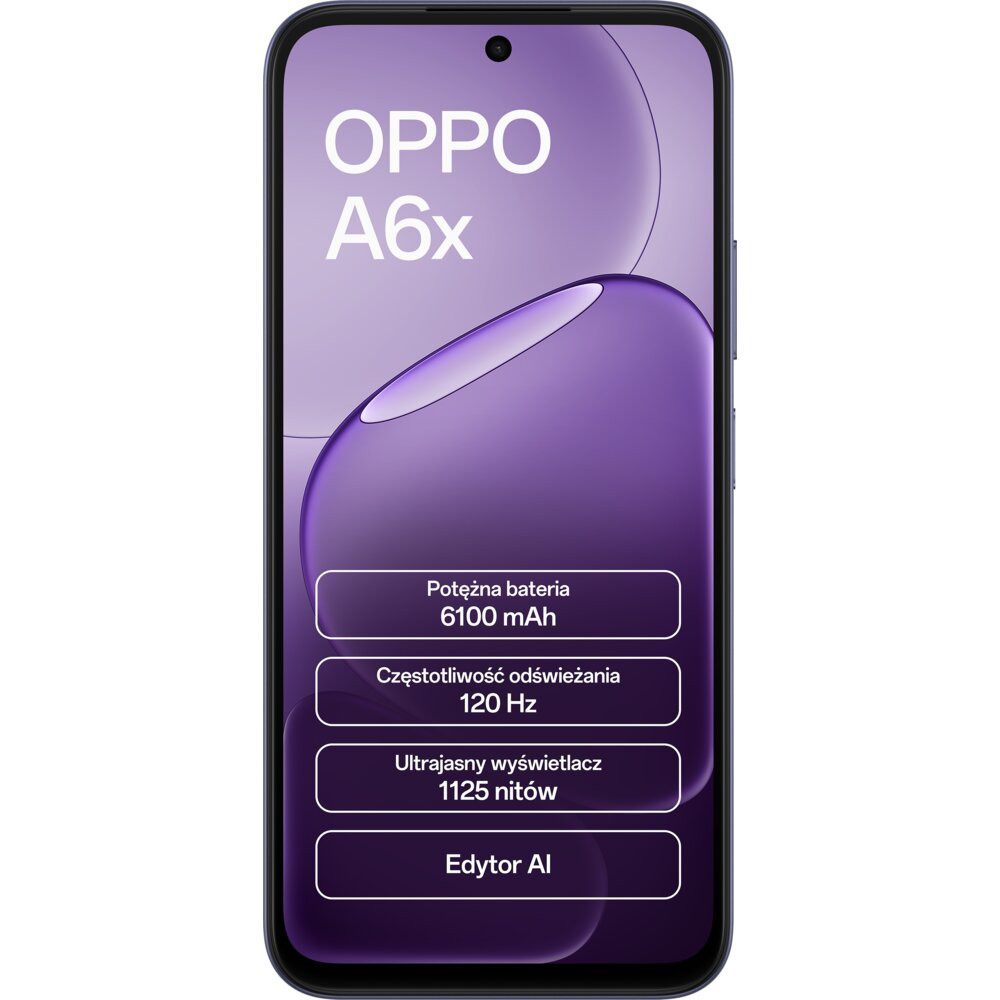 Smartfon OPPO A6x 4/128GB 6.75" 120Hz Ciemnofioletowy