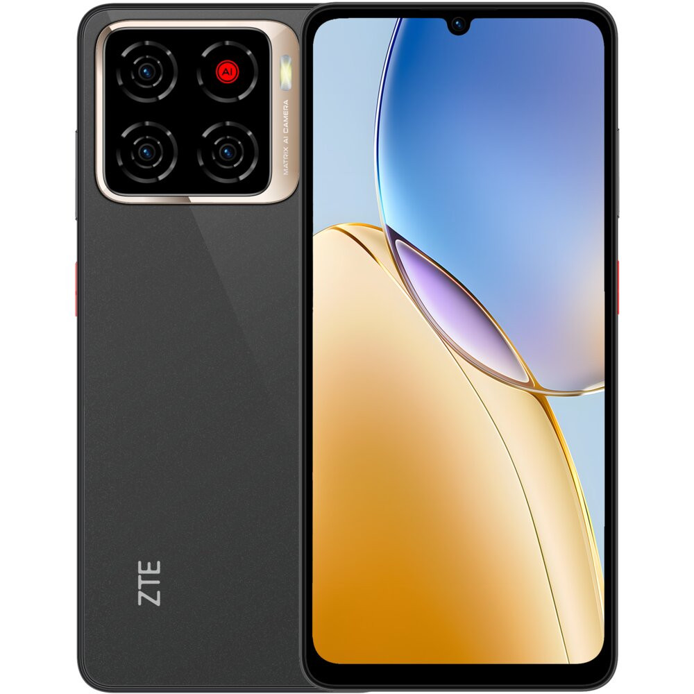 Smartfon ZTE Blade A56 4/128GB 6.75" 90Hz Czarny