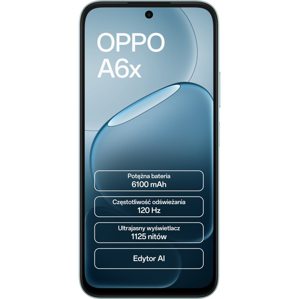Smartfon OPPO A6x 4/128GB 6.75" 120Hz Niebieski