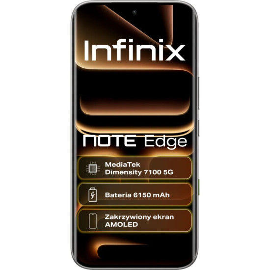 Smartfon INFINIX Note Edge 5G 8/256GB 6.78" 120Hz Tytanowy