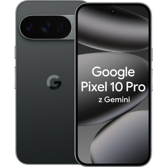 Smartfon GOOGLE Pixel 10 Pro 5G 16/1TB 6.3" 120Hz Obsydian