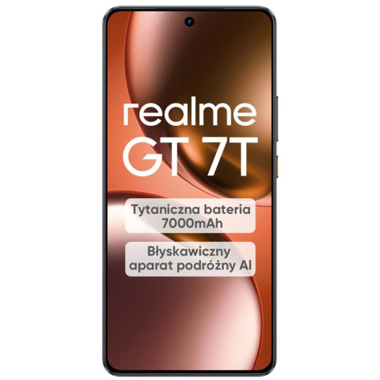 Smartfon REALME GT 7T 5G 12/256GB 6.78" 120Hz Czarny