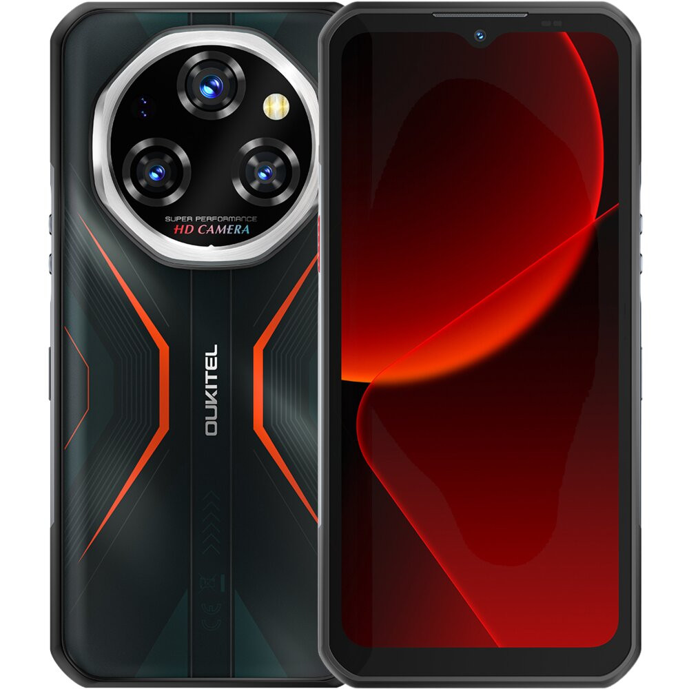 Smartfon OUKITEL WP55 5G 12/256GB 6.6" 120Hz Pomarańczowy