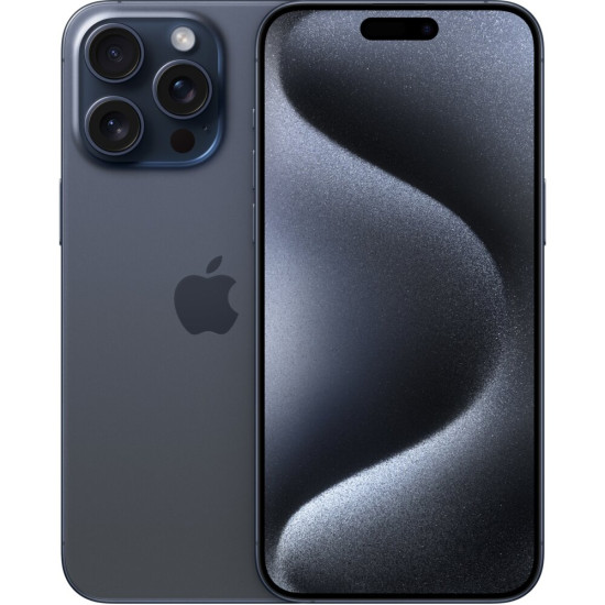 Smartfon APPLE iPhone 15 Pro Max (odnowiony, nieaktywowany) 5G 512GB 6.7" 120Hz Tytan Błękitny (CPO) 2x eSIM