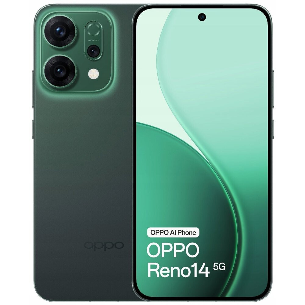 Smartfon Oppo Reno 14 5G 12/512GB NFC Dual SIM AI Zielony