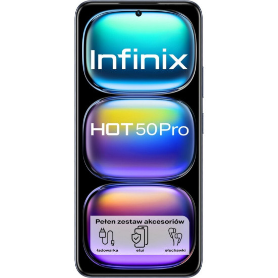 Smartfon INFINIX Hot 50 Pro 8/256GB 6.78" 120Hz Czarny