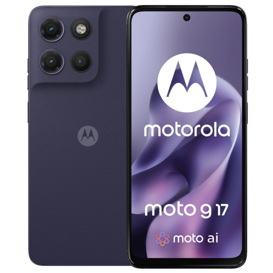 Smartfon MOTOROLA Moto G17 4/128GB 6.72" Granatowy