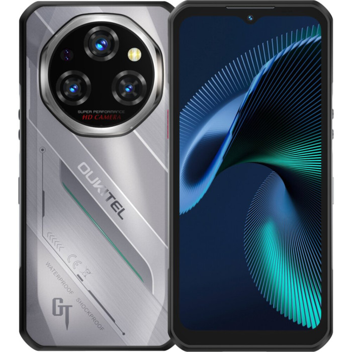 Smartfon OUKITEL WP62 5G 8/256GB 6.6" 120Hz Srebrny
