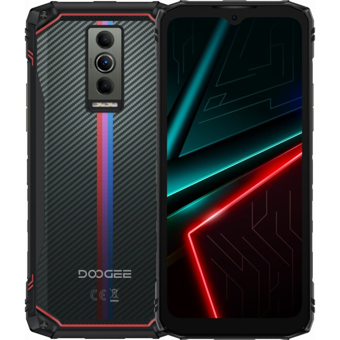 Smartfon DOOGEE Blade 10 Energy 4/128GB 6.56" 90Hz Niebiesko-czerwony
