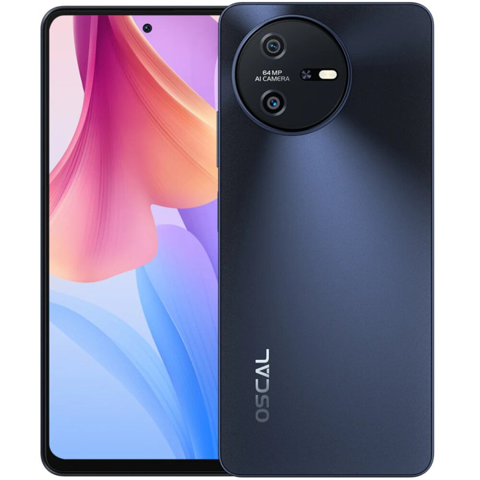 Smartfon OSCAL Tiger 12 8/128GB 6.78" 120Hz Szary
