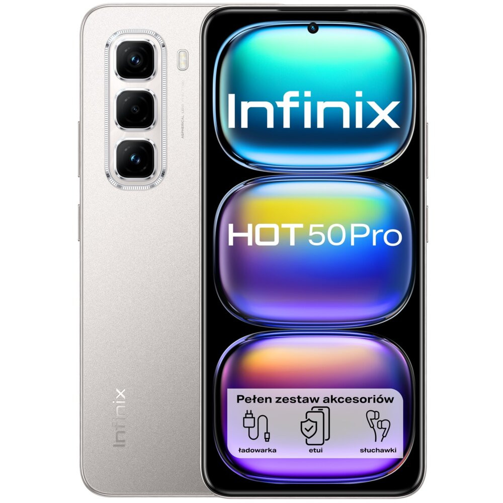 Smartfon INFINIX Hot 50 Pro 8/256GB 6.78" 120Hz Szary