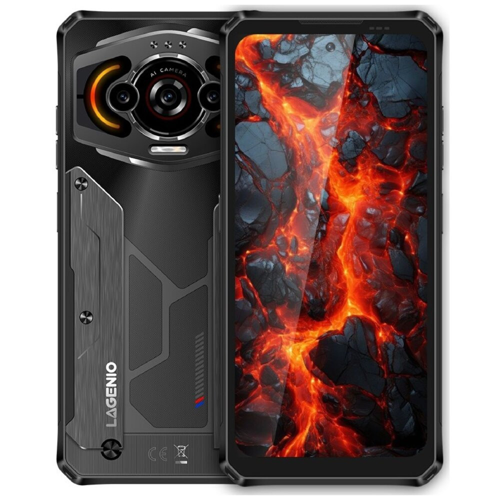 Smartfon LAGENIO Panther 1 4/128GB 6.7″ 120Hz Czarny