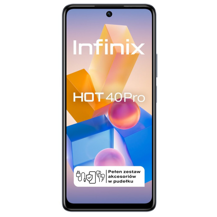 Smartfon INFINIX Hot 40 Pro 8/256GB 6.78" 120Hz Czarny X6837