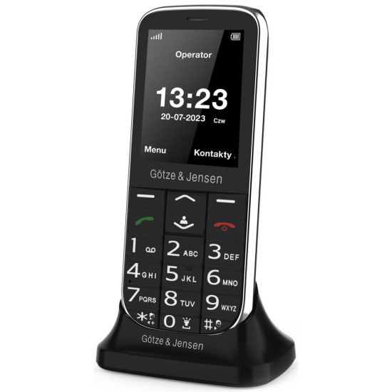 Telefon GÖTZE & JENSEN GFE38 Czarny