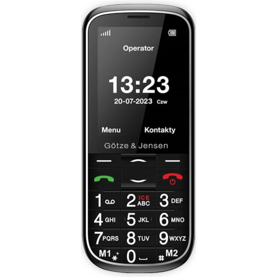 Telefon GÖTZE & JENSEN GFE38 Czarny