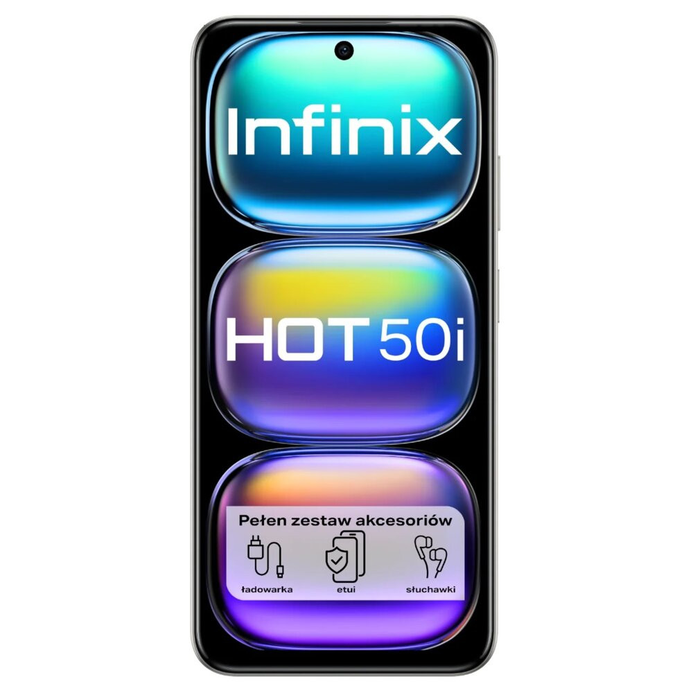 Smartfon INFINIX Hot 50i 4/128GB 6.7" 120Hz Szary