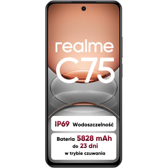 Smartfon REALME C75 8/256GB 6.72" 90Hz Czarny