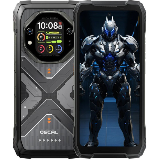 Smartfon OSCAL Tank 1 5G 12/256GB 6.78" 120Hz Czarny