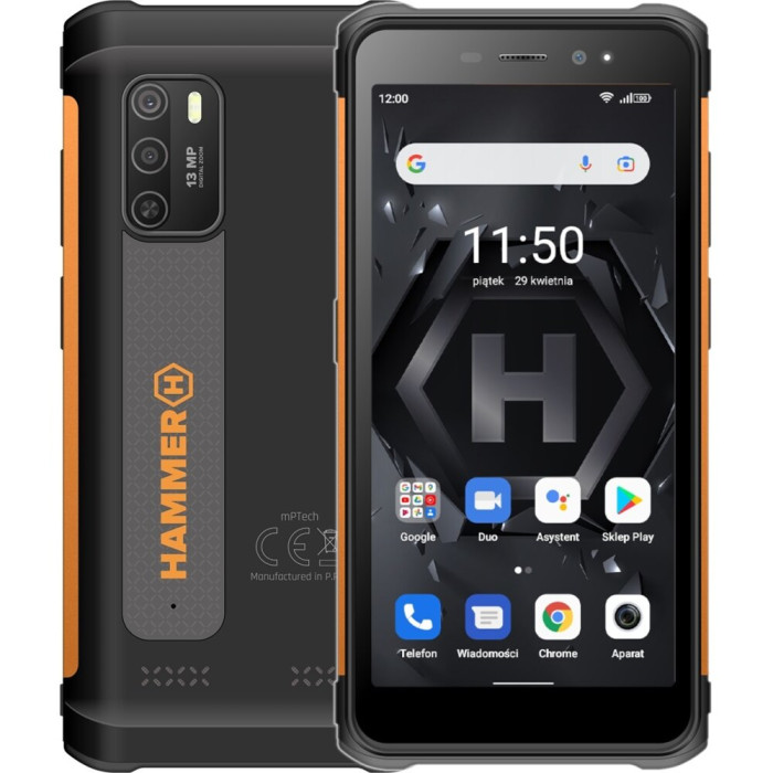 Smartfon MYPHONE Hammer Iron 4 4/32GB 5.5" Pomarańczowy