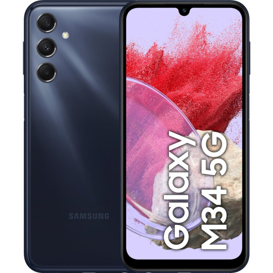 Smartfon SAMSUNG Galaxy M34 5G 6/128GB 6.5" 120Hz Granatowy SM-M346BDBFXEO