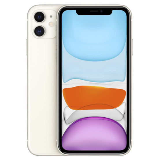 Smartfon APPLE iPhone 11 128GB 6.1" Biały MHDJ3PM/A