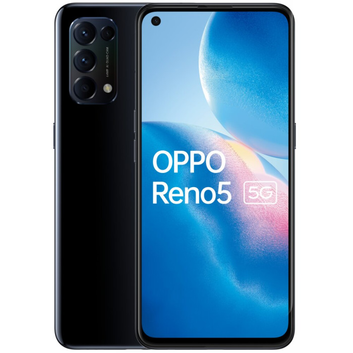 Smartfon OPPO Reno 5 5G 8/128GB 6.43" 90Hz Czarny CPH2145