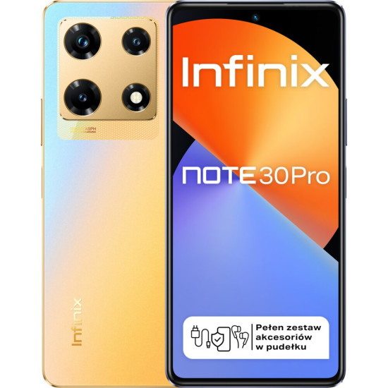 Smartfon INFINIX Note 30 Pro 8/256GB 6.67" 120Hz Złoty